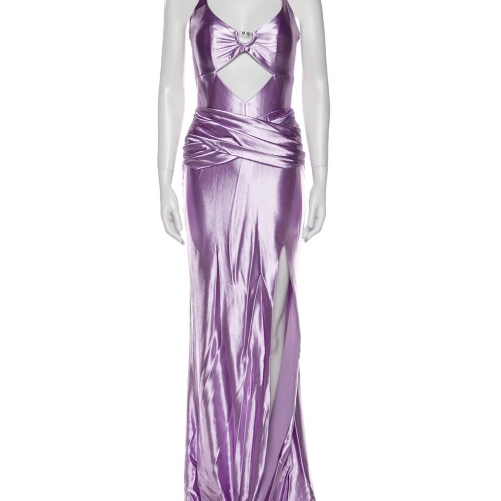 Portia/Scarlett Metallic Cutout Evening Gown NWT